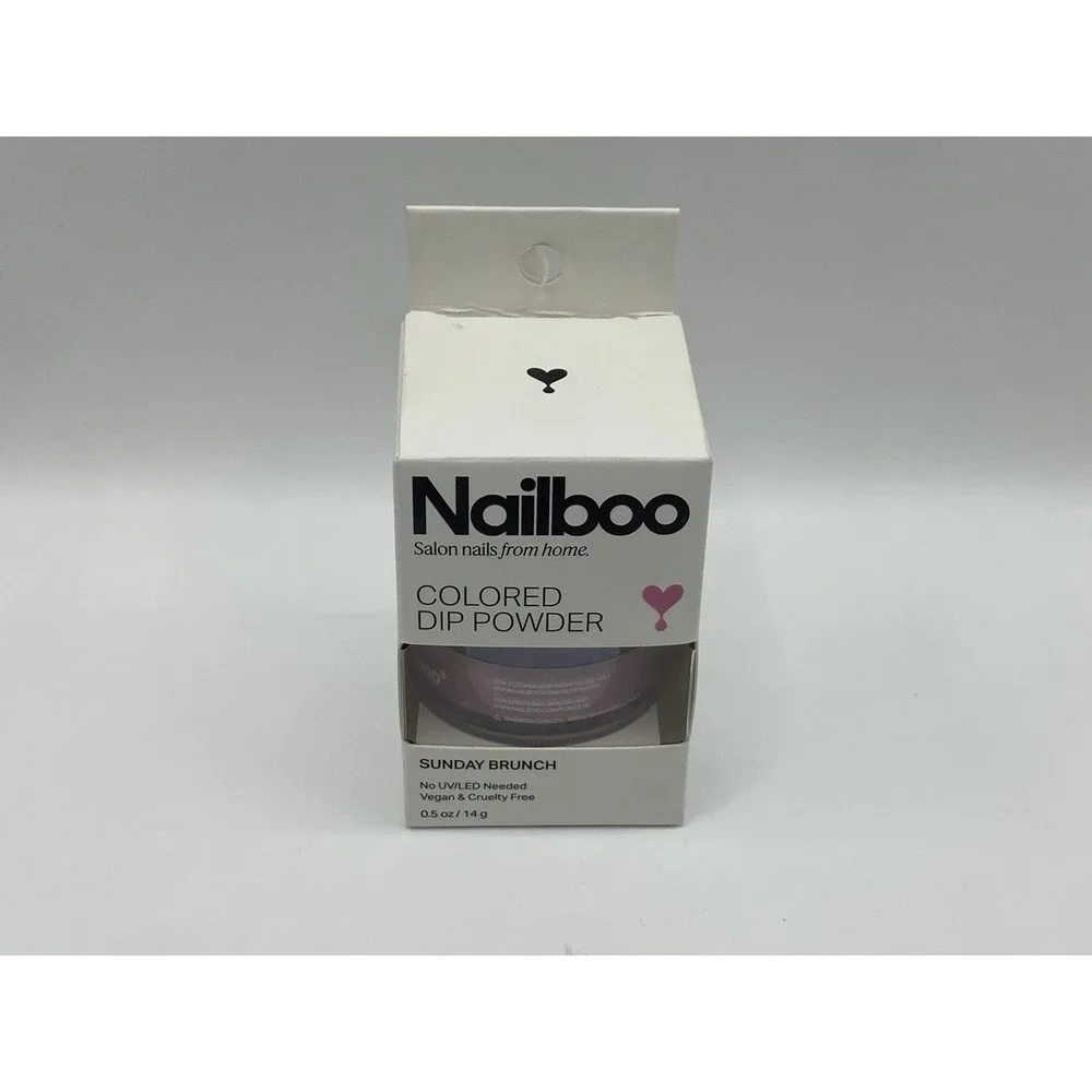 Nailboo Dip Powder Sunday Brunch (Pink) 0.5 oz 14g No UV LED New In Box